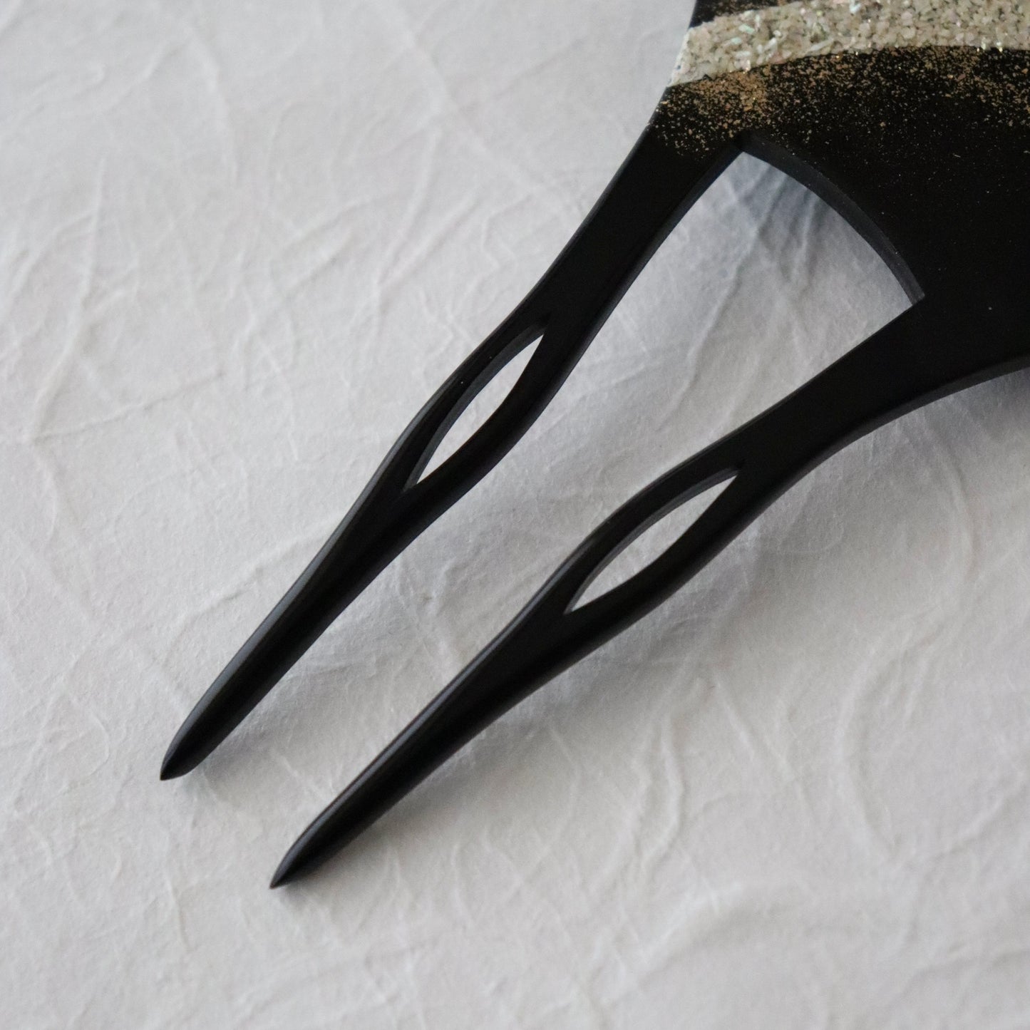 かんざし「螺鈿 流光 - blk」大原商店