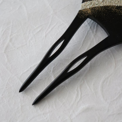 かんざし「螺鈿 流光 - blk」大原商店