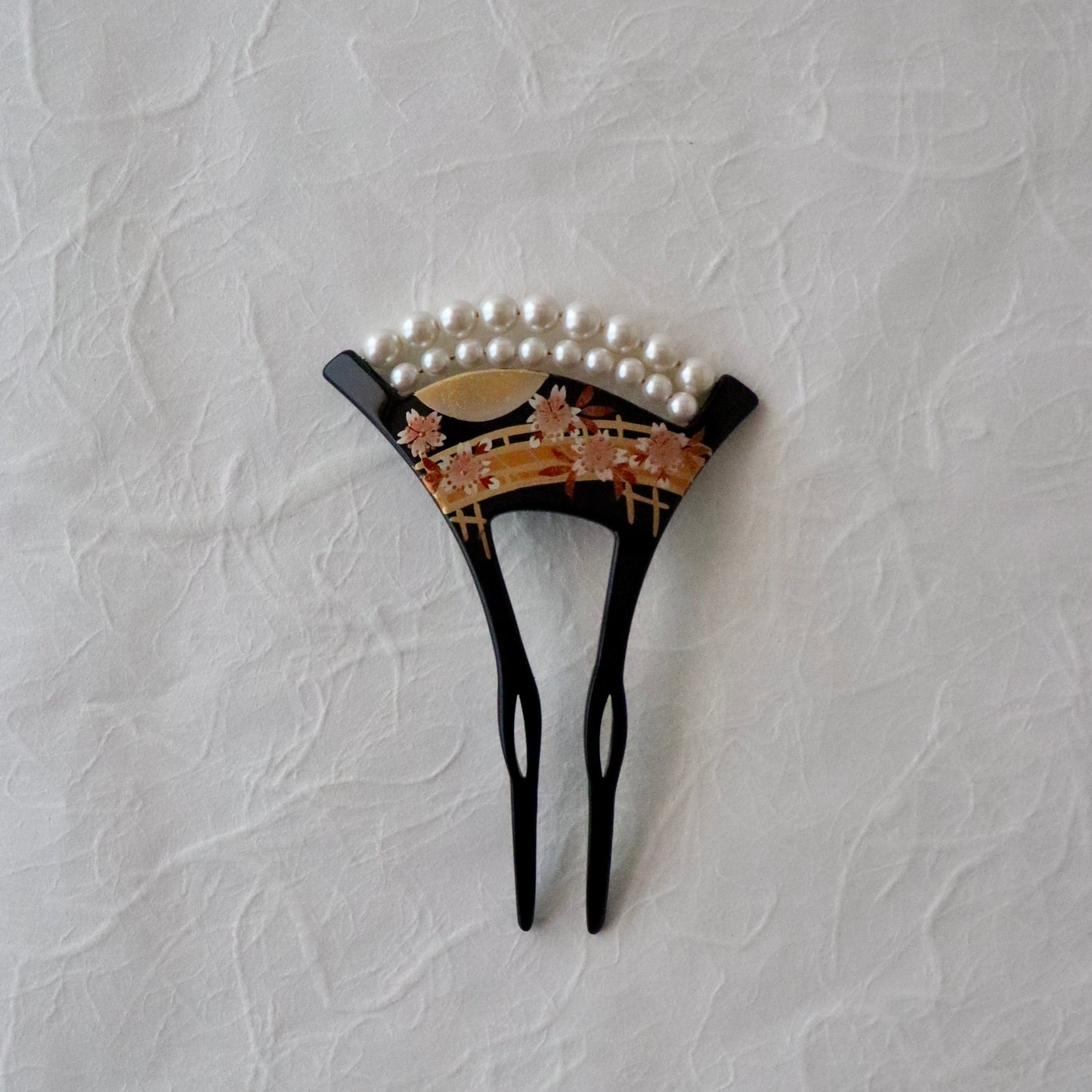 かんざし「桜橋珠繋 - blk」大原商店