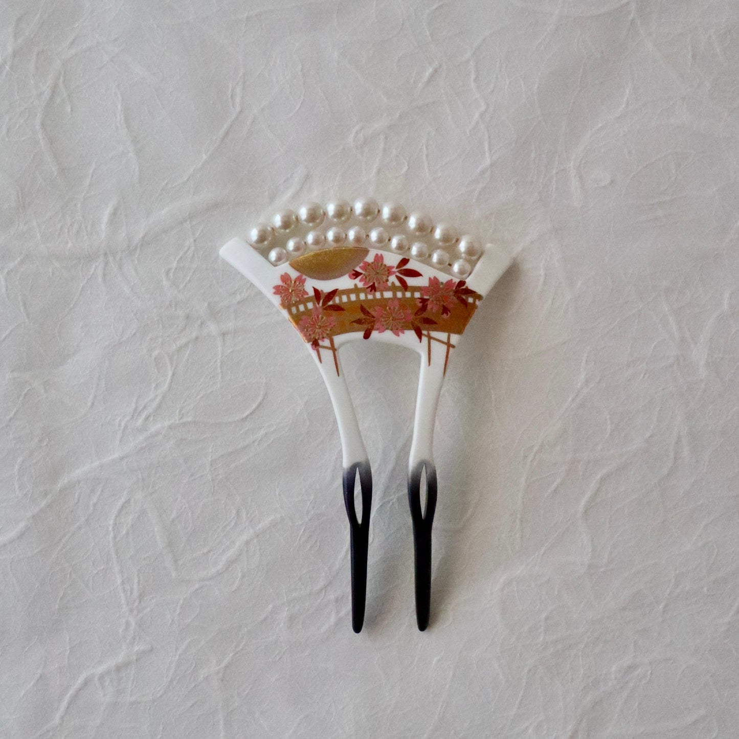 かんざし「桜橋珠繋 - wht」大原商店