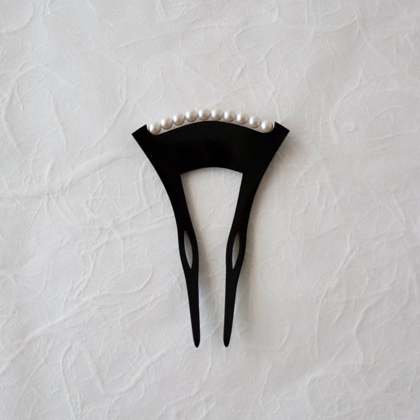 かんざし「螺鈿 椿」大原商店