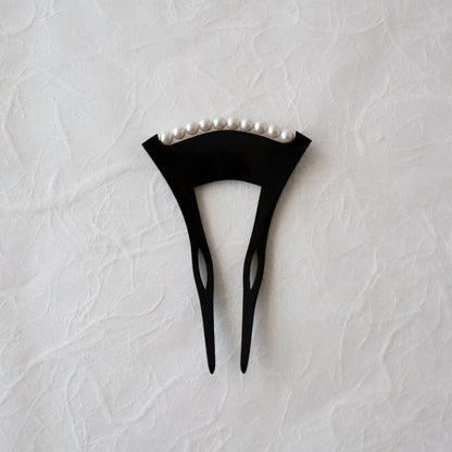 かんざし「螺鈿 椿」大原商店