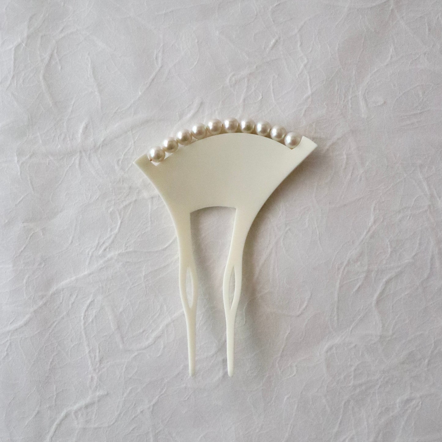 かんざし「桜に珠繋 - wht」大原商店