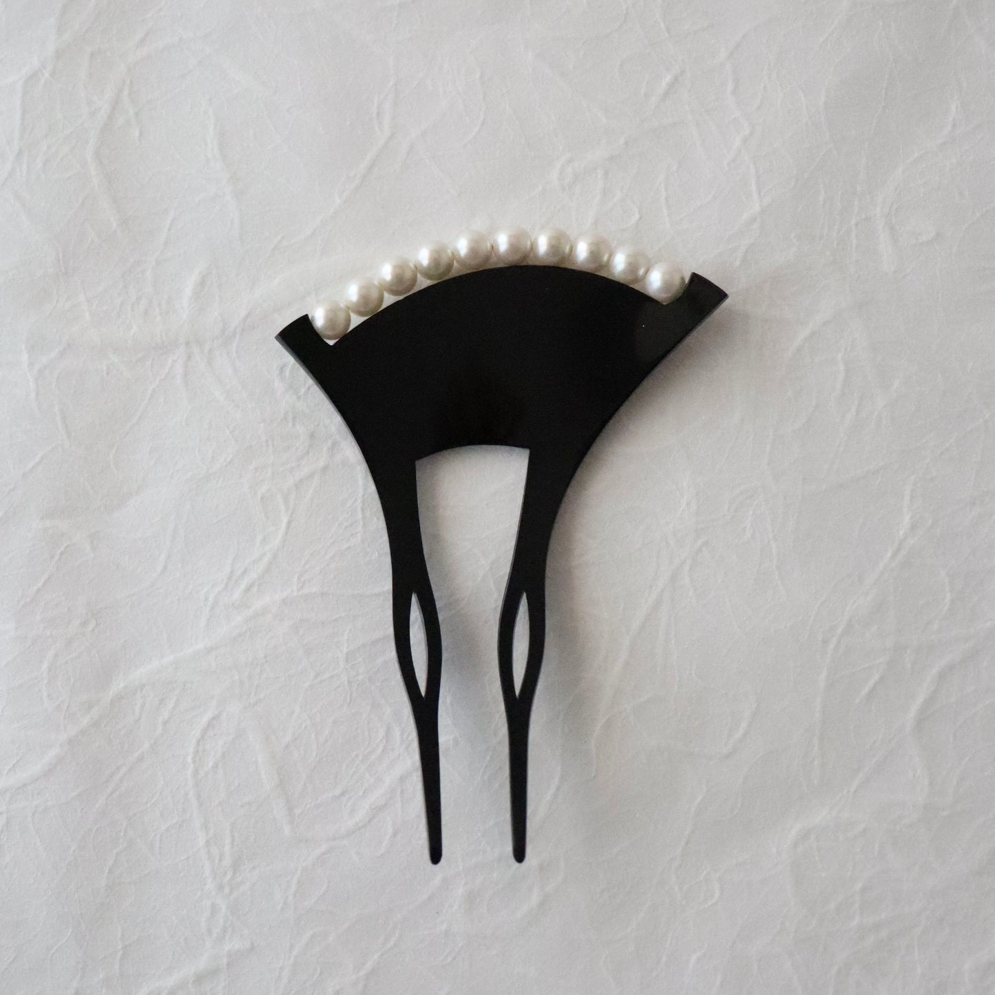 かんざし「桜に珠繋 - blk」大原商店