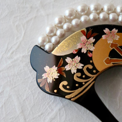 かんざし「桜片輪珠繋 - blk」大原商店