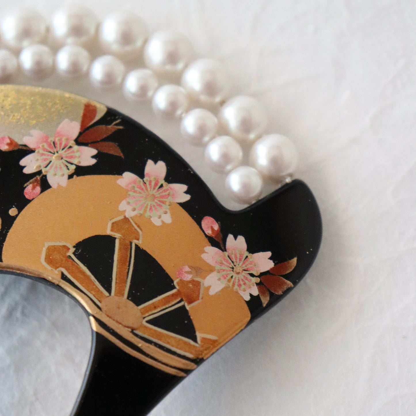 かんざし「桜片輪珠繋 - blk」大原商店