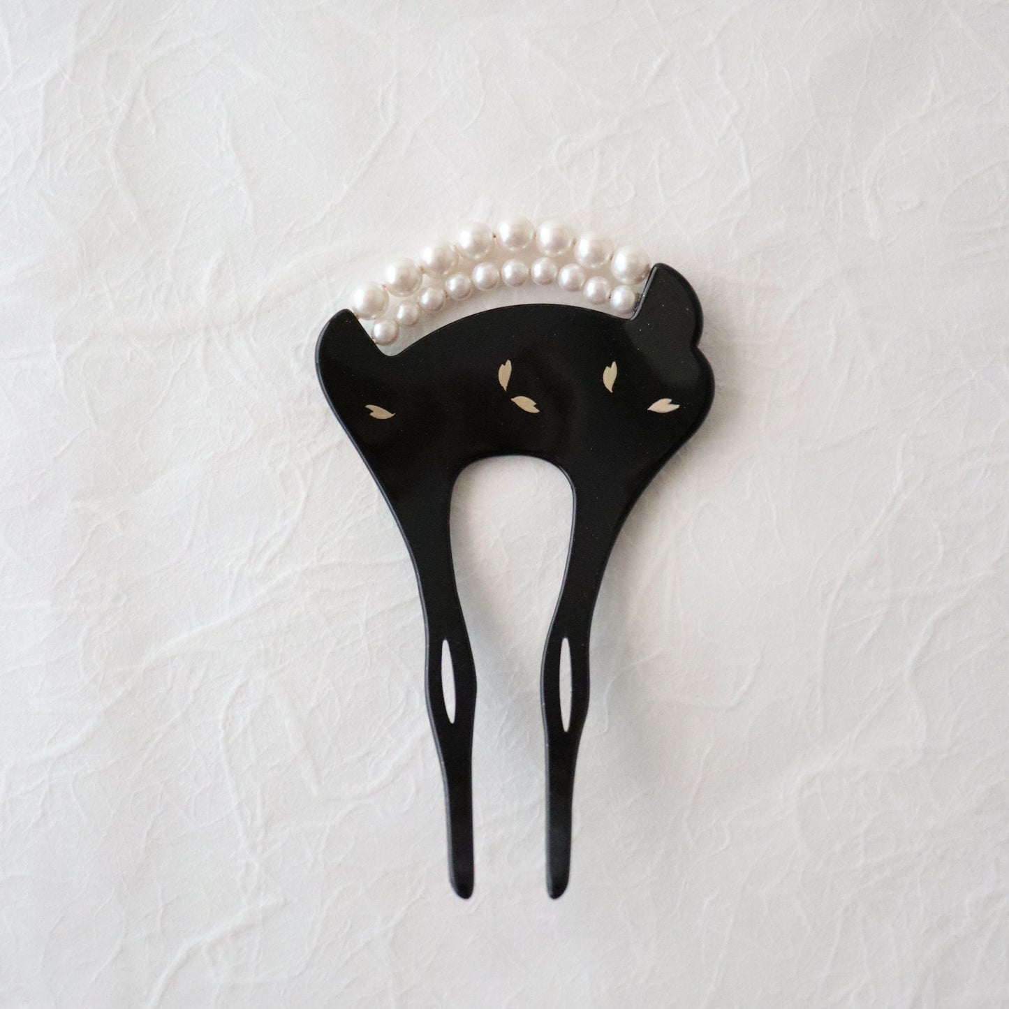 かんざし「桜片輪珠繋 - blk」大原商店