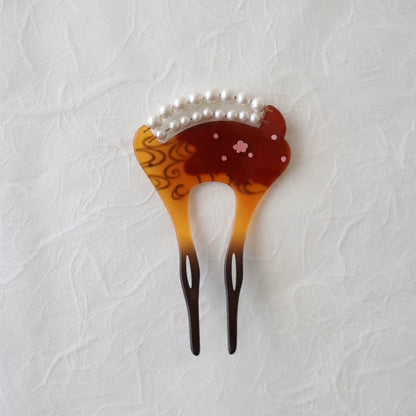 かんざし「梅流水珠繋 - cam」大原商店