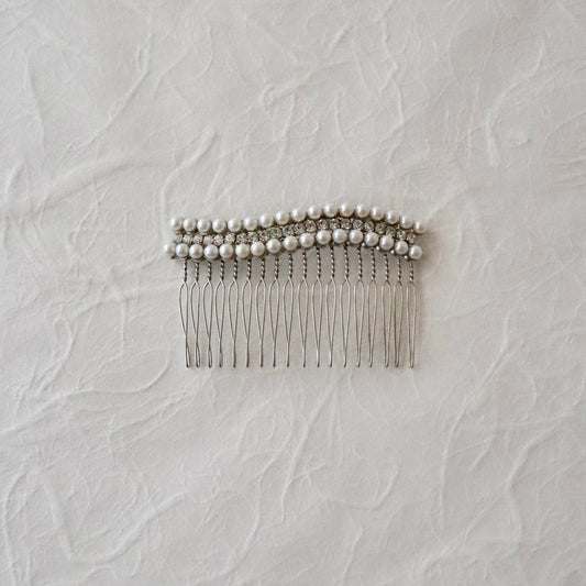 かんざし「櫛かんざし パール連爪ウェーブ」大原商店