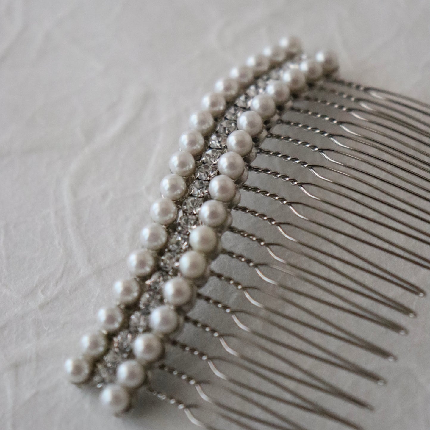 かんざし「櫛かんざし パール連爪ウェーブ」大原商店
