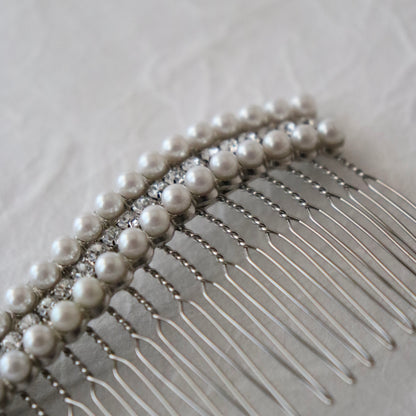 かんざし「櫛かんざし パール連爪ウェーブ」大原商店