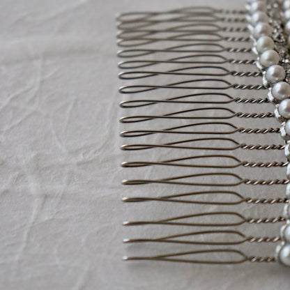 かんざし「櫛かんざし パール連爪ウェーブ」大原商店