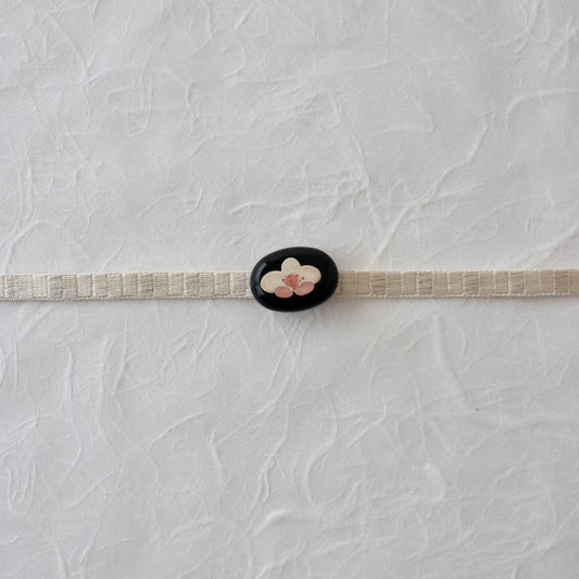 帯留「梅小判」大原商店