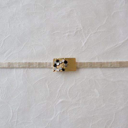 帯留「ハニカム」大原商店