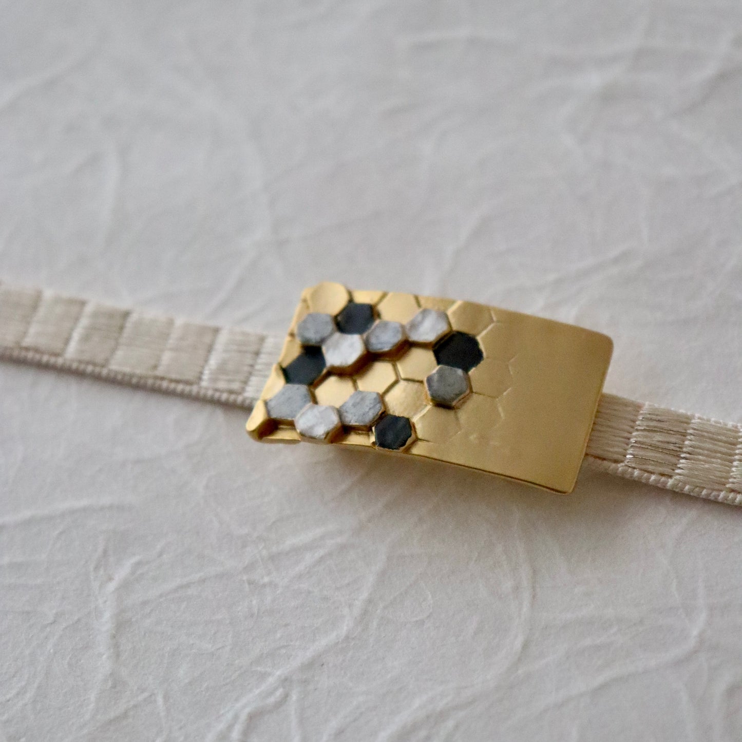 帯留「ハニカム」大原商店