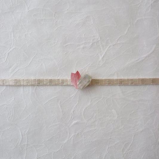 帯留「螺鈿 - 桜花弁」大原商店