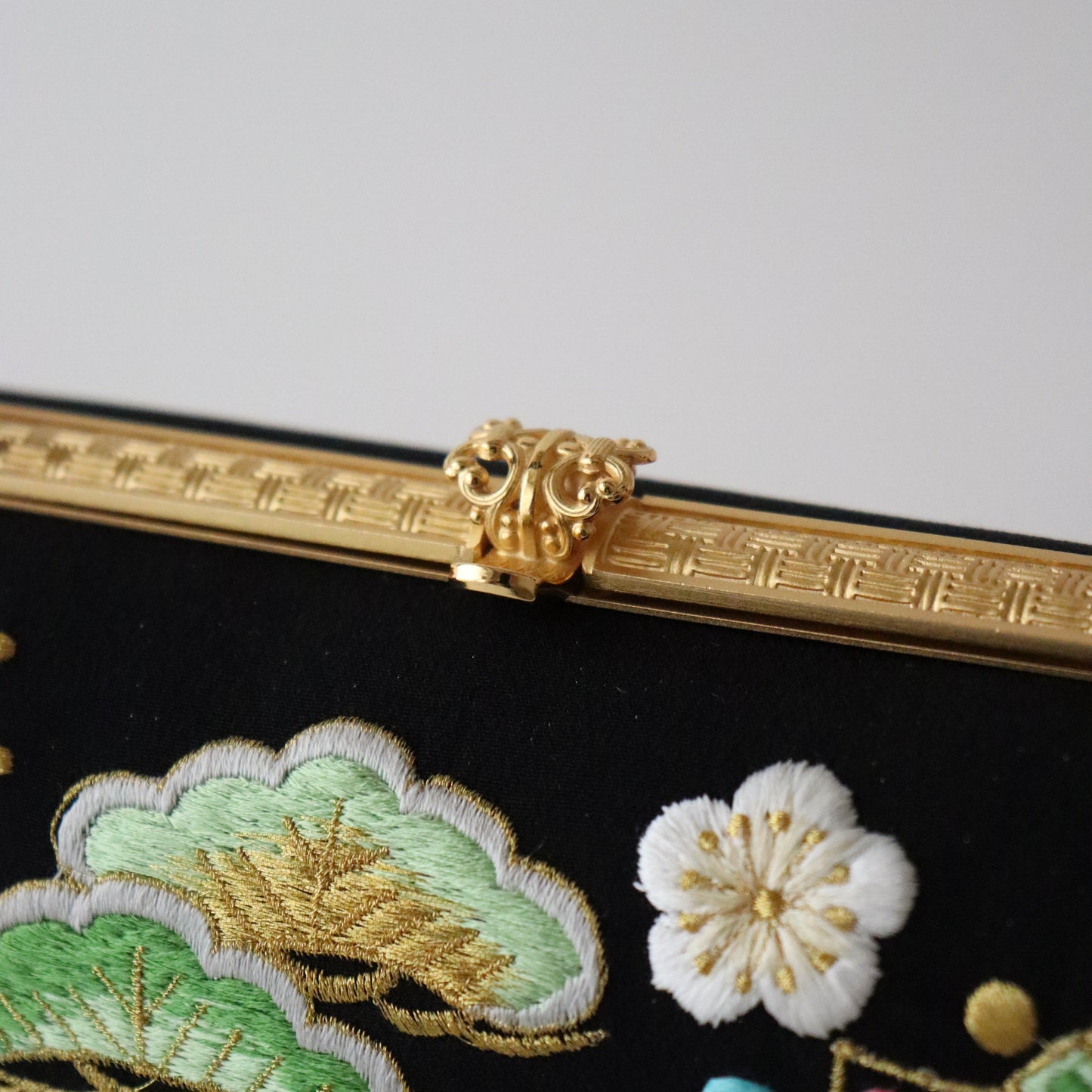 草履バッグセット「宝尽くし - blk」和小物さくら