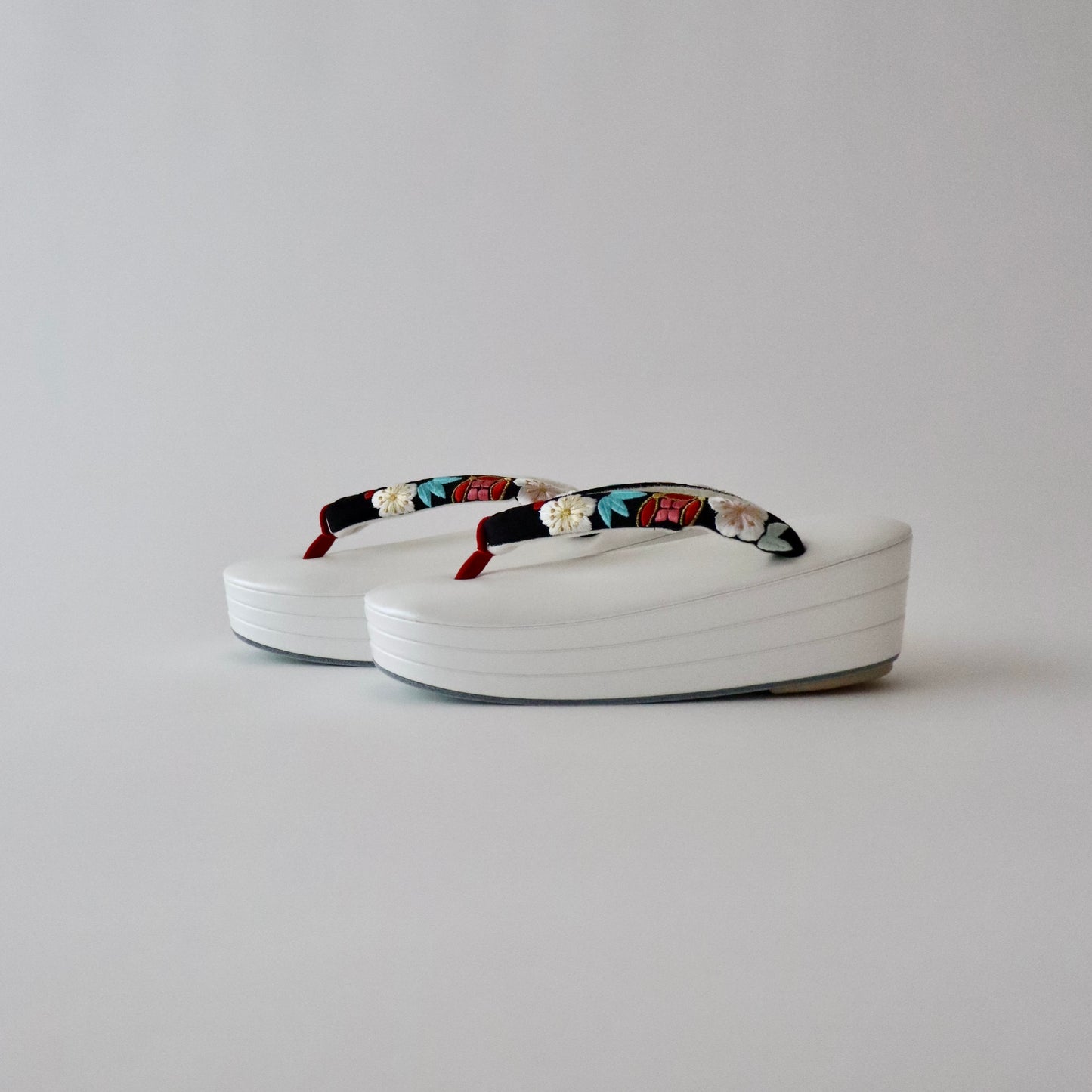 草履バッグセット「宝尽くし - blk」和小物さくら