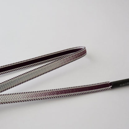 帯締め「綾竹耳縞片手先暈し裏無地 - purp/blu」和小物さくら