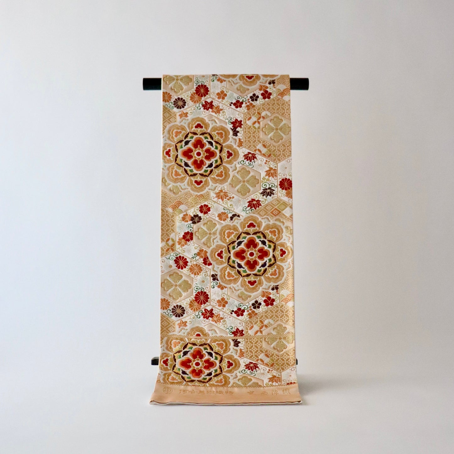 袋帯「有職吉甲秀華文」河合美術織物