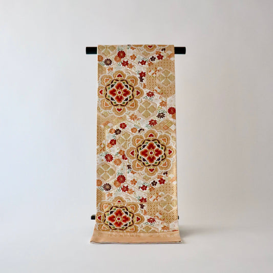 袋帯「有職吉甲秀華文」河合美術織物