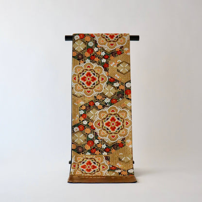 袋帯「有職吉甲秀華文」河合美術織物