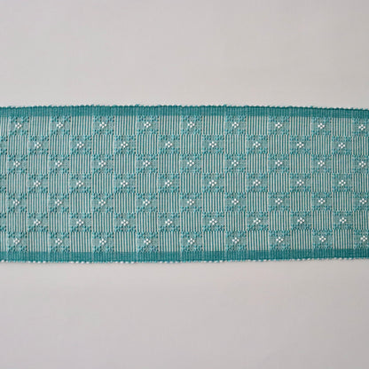 四寸帯「やしらみ花織 - lt.b」富原あい