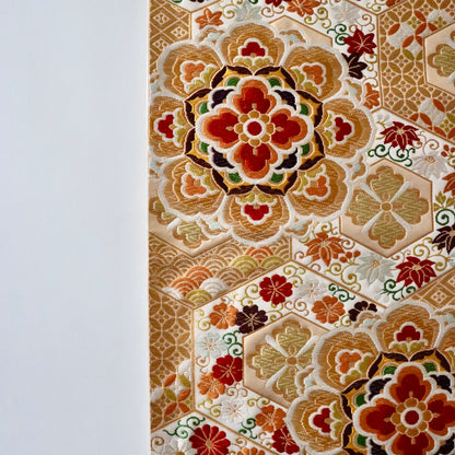 袋帯「有職吉甲秀華文」河合美術織物