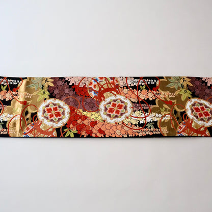 袋帯「雅楽松藤文」河合美術織物