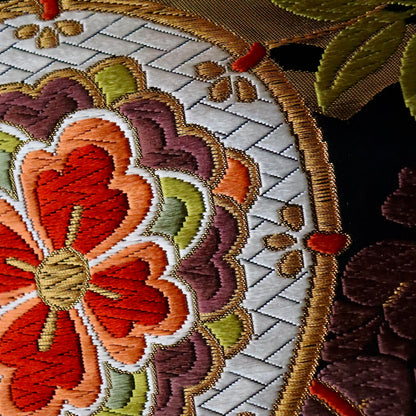 袋帯「雅楽松藤文」河合美術織物