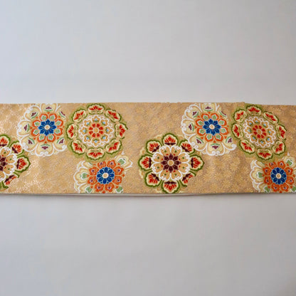 袋帯「華燭双華文」河合美術織物