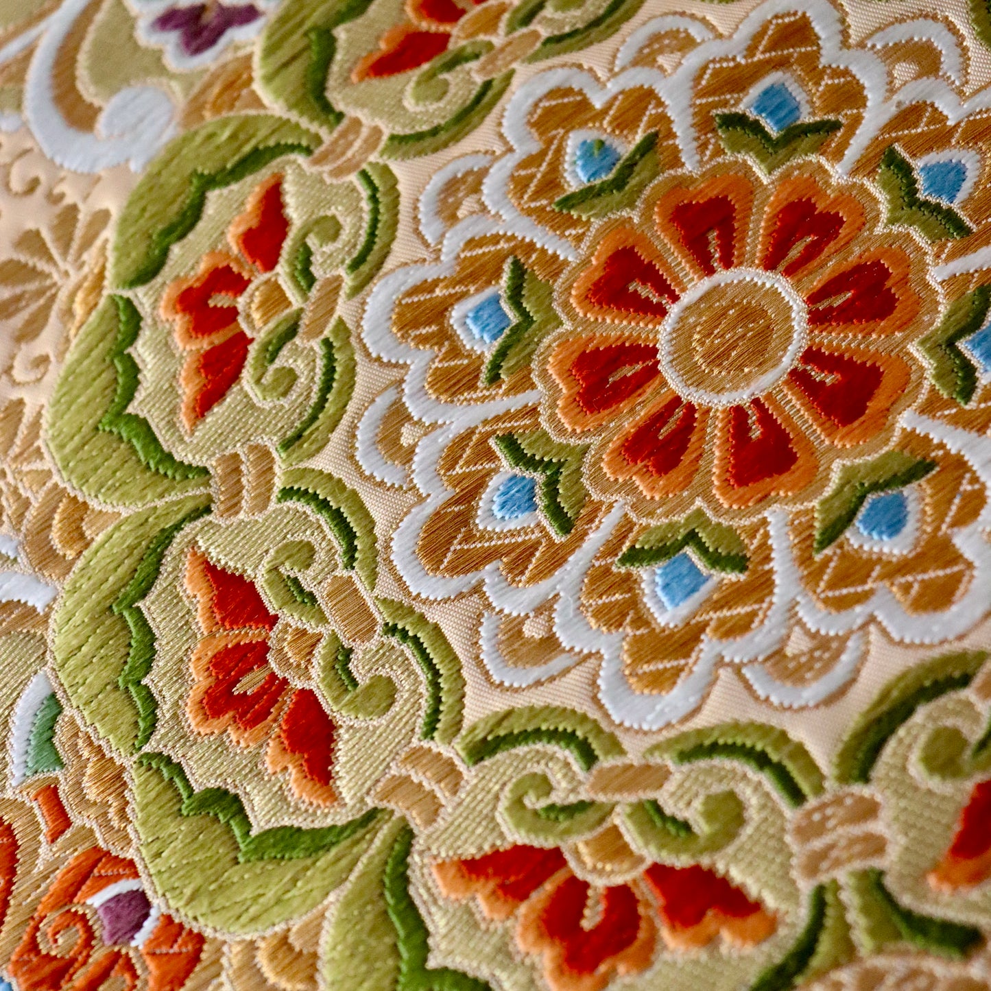 袋帯「華燭双華文」河合美術織物