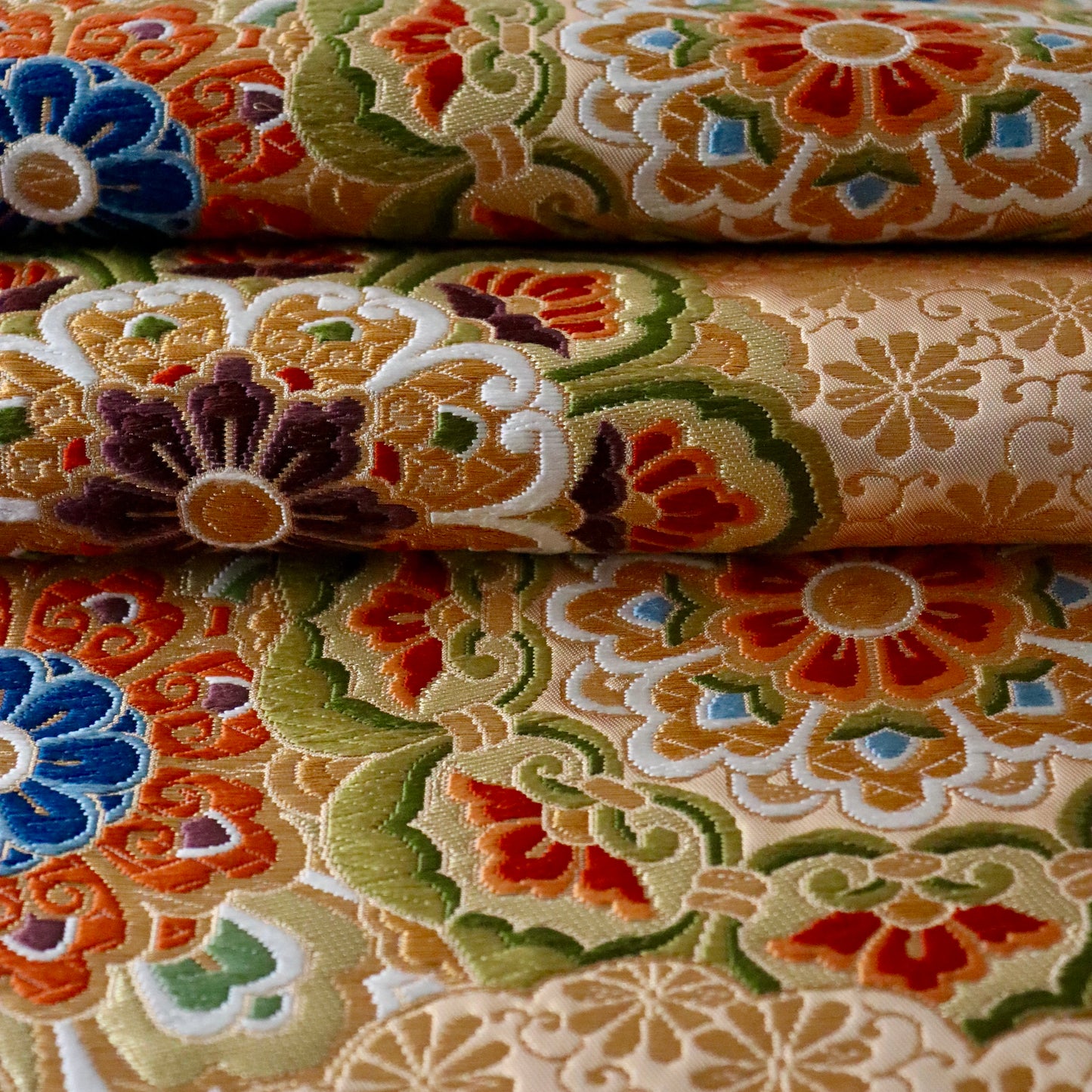 袋帯「華燭双華文」河合美術織物