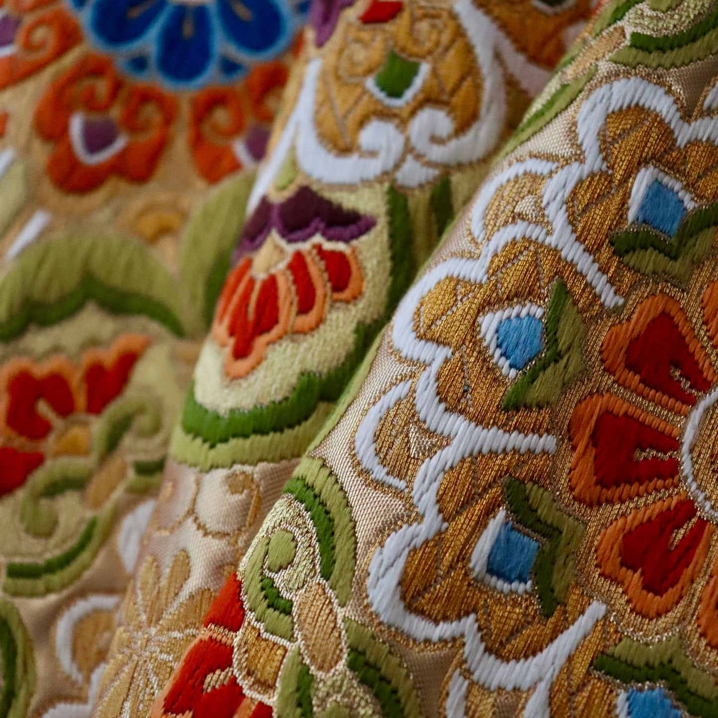 袋帯「華燭双華文」河合美術織物