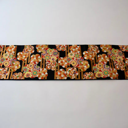 袋帯「霞に捻り梅」河合美術織物