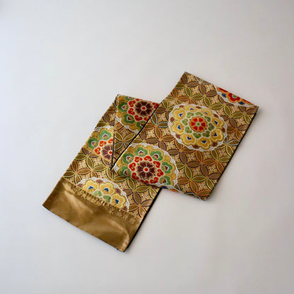 袋帯「有職七宝天井華文」河合美術織物