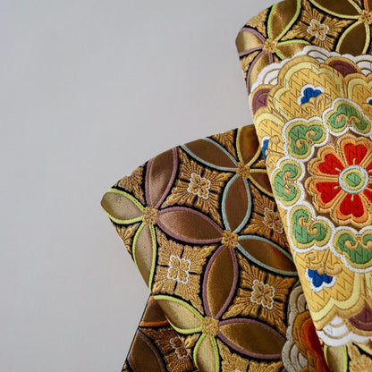 袋帯「有職七宝天井華文」河合美術織物