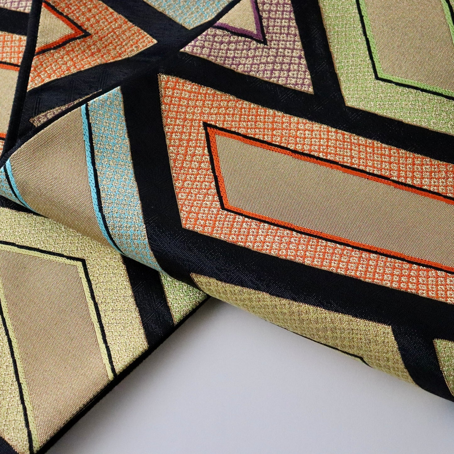 袋帯「彩桧垣」帯清