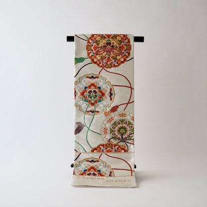 袋帯「瑞祥宝鏡華文」河合美術織物