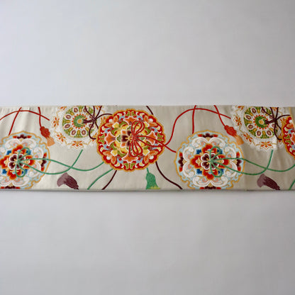 袋帯「瑞祥宝鏡華文」河合美術織物