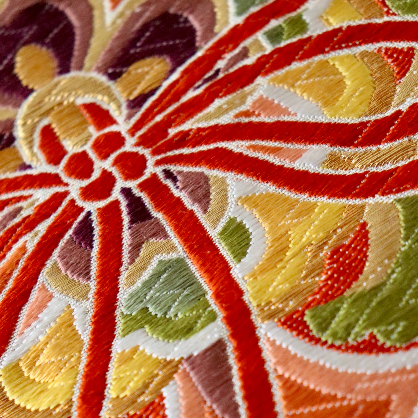 袋帯「瑞祥宝鏡華文」河合美術織物