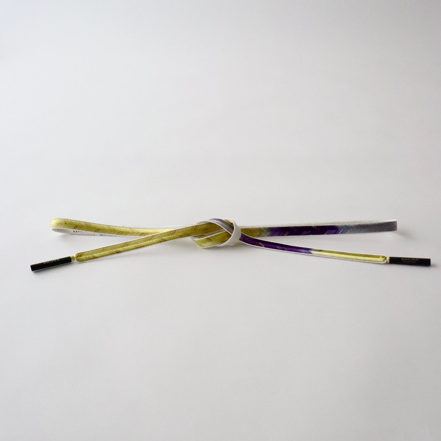 帯締め「大和高麗段暈し - yel.purp」和小物さくら