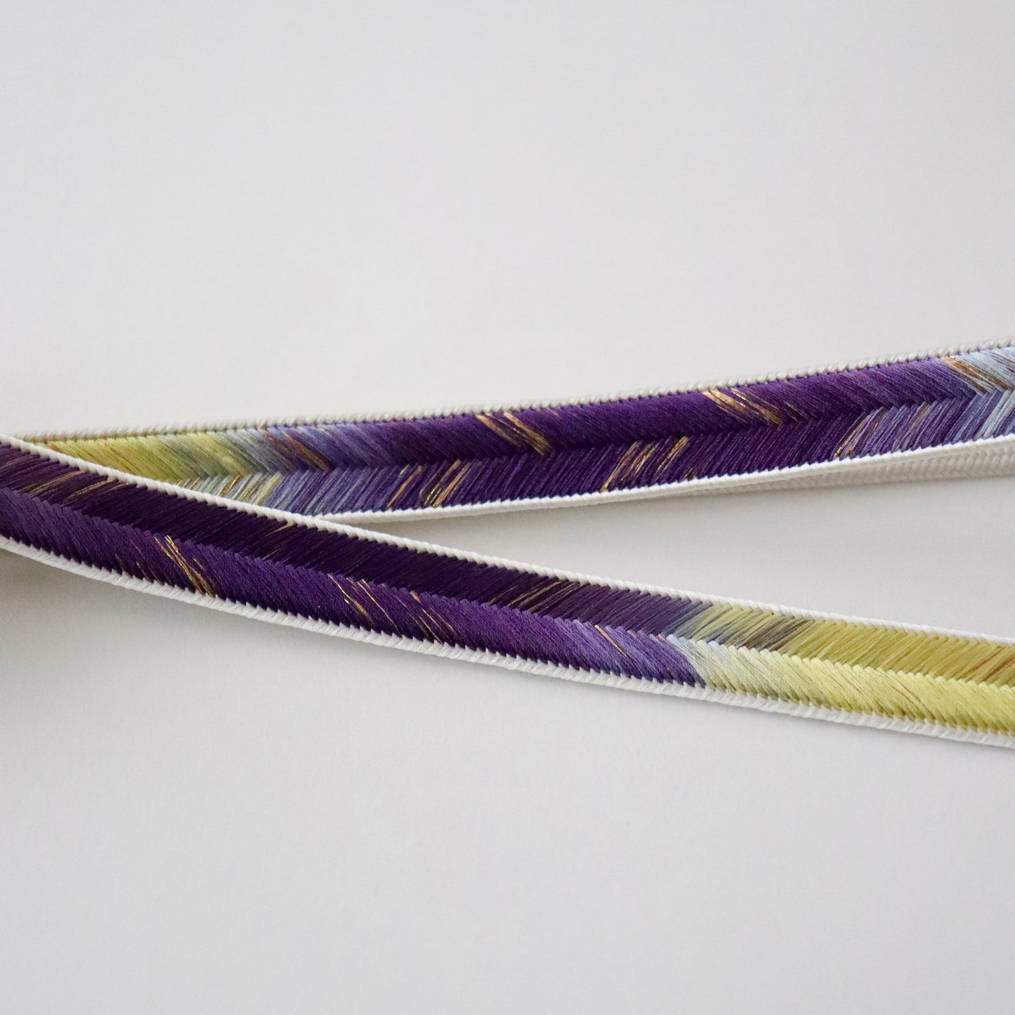 帯締め「大和高麗段暈し - yel.purp」和小物さくら