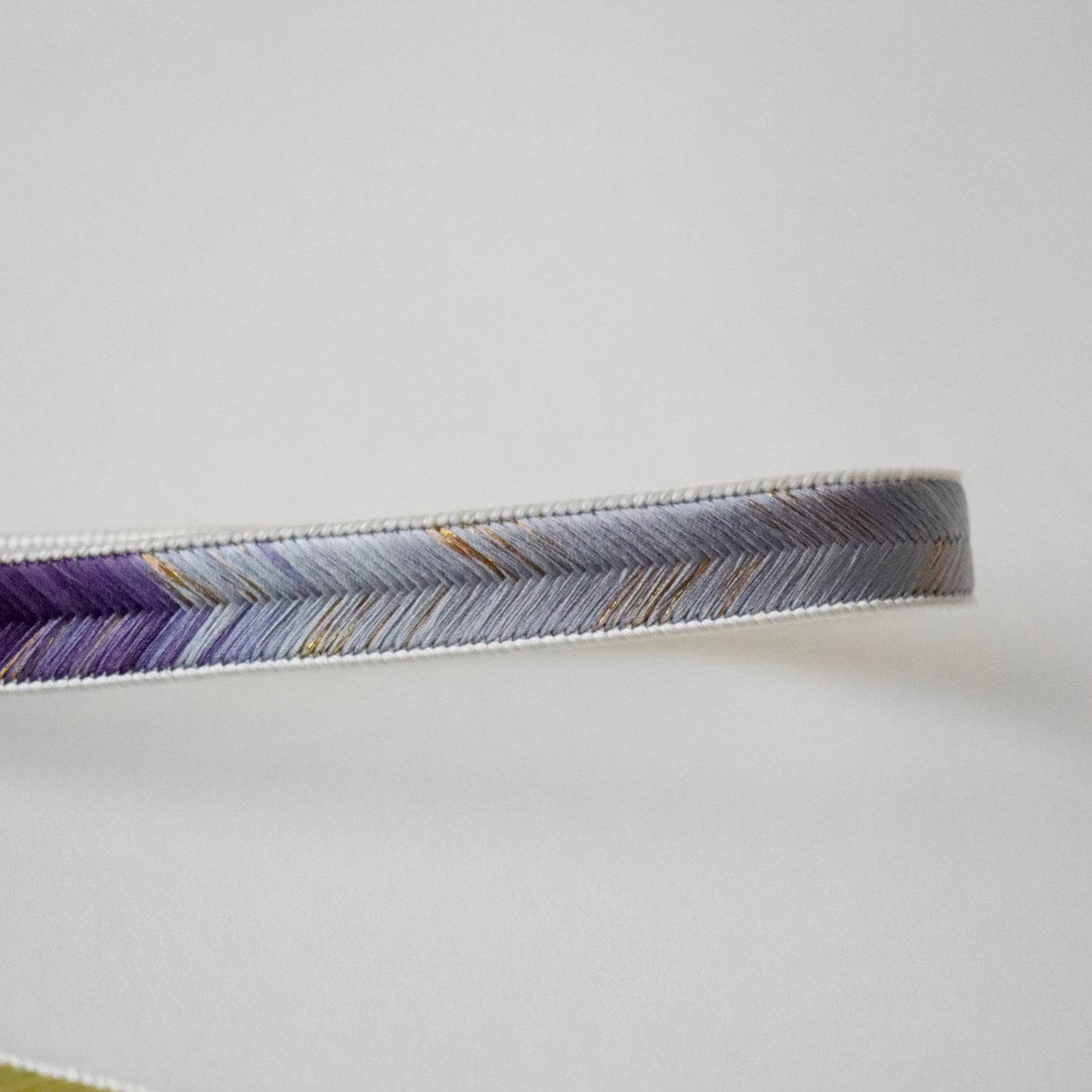 帯締め「大和高麗段暈し - yel.purp」和小物さくら