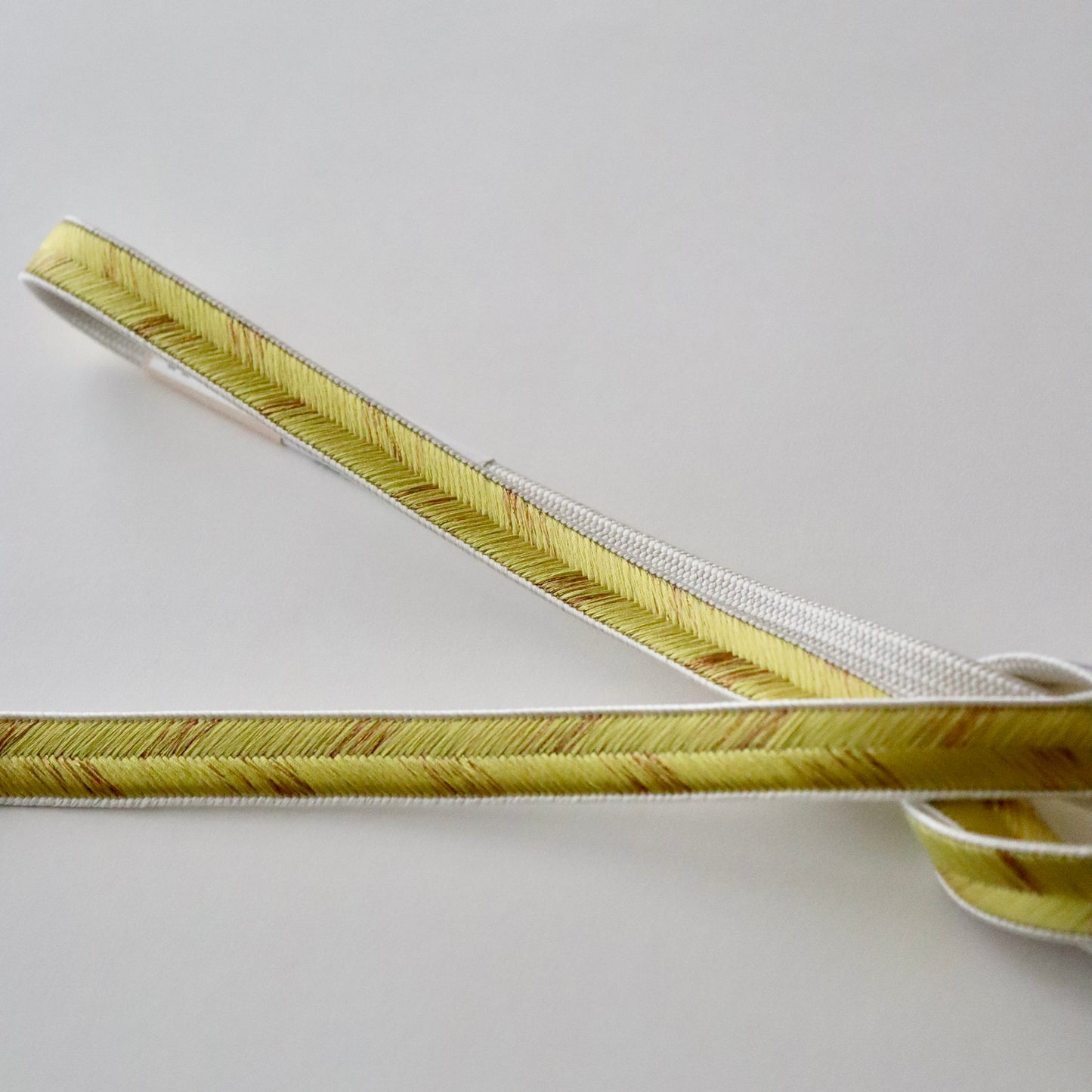 帯締め「大和高麗段暈し - yel.purp」和小物さくら