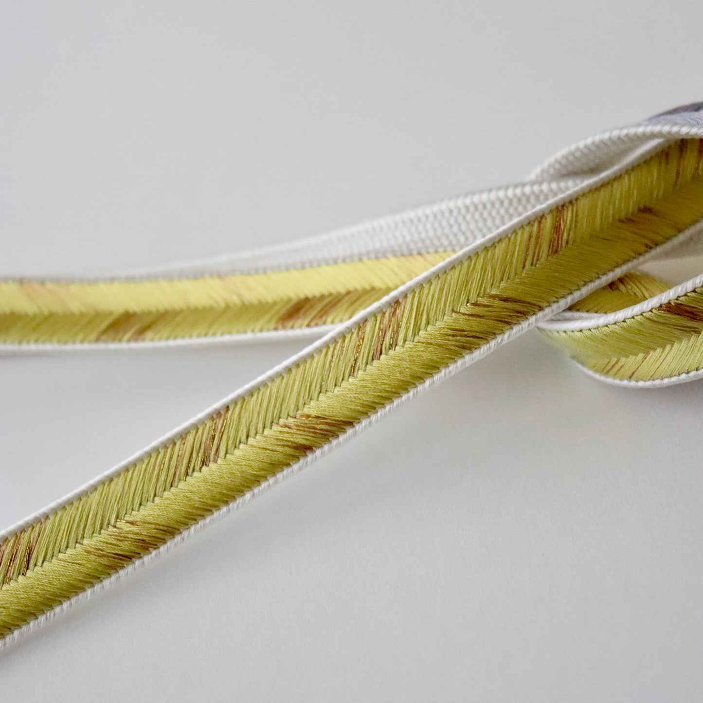 帯締め「大和高麗段暈し - yel.purp」和小物さくら