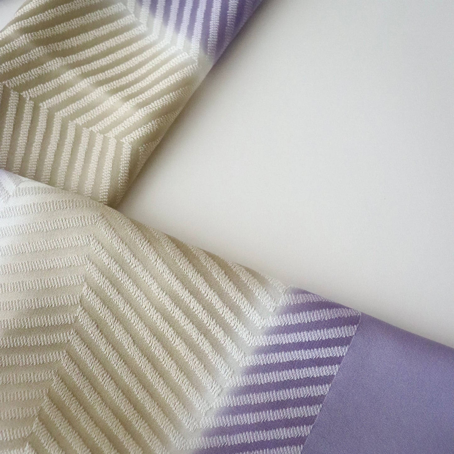 帯揚げ「斜取三色 - purp.lt-b」和小物さくら