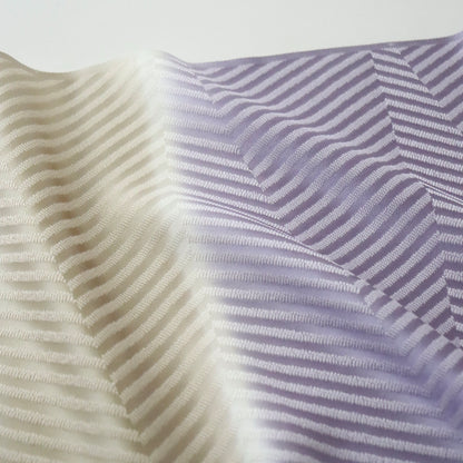 帯揚げ「斜取三色 - purp.lt-b」和小物さくら