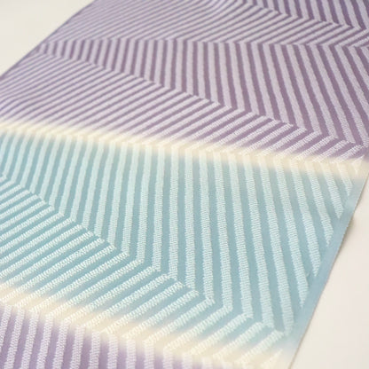 帯揚げ「斜取三色 - purp.lt-b」和小物さくら