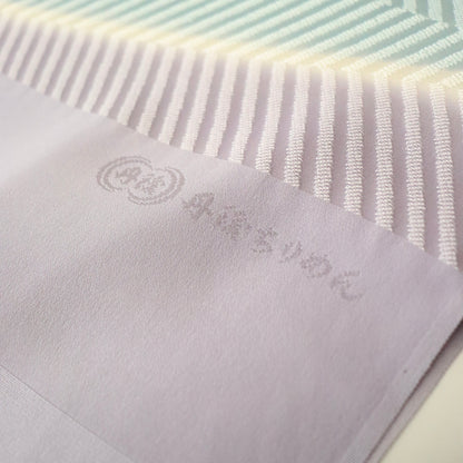 帯揚げ「斜取三色 - purp.lt-b」和小物さくら